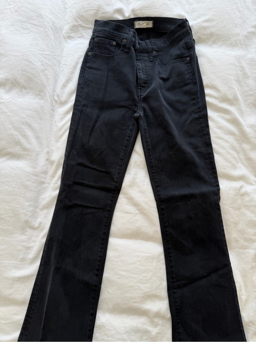 Madewell Cali Demi Boot Black Jeans